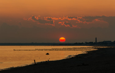 Sonnenaufgang in Warnemünde 7