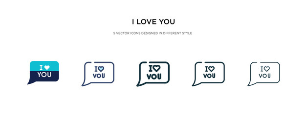 i love you icon in different style vector illustration. two colored and black i love you vector icons designed in filled, outline, line and stroke style can be used for web, mobile, ui