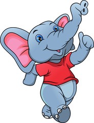 cute elephant cartoon 