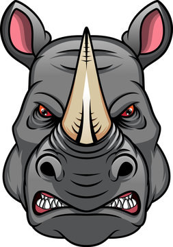 Rhino Cartoon Face Images – Browse 3,743 Stock Photos, Vectors, and Video |  Adobe Stock