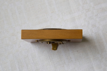 Vintage table clock from the 60s, mechanical clock
