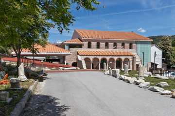 Fototapeta premium Episcopal complex with basilica in town of Sandanski, Bulgaria
