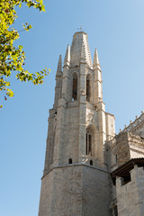 Fototapeta na wymiar City of Girona (capital of the province of Girona)