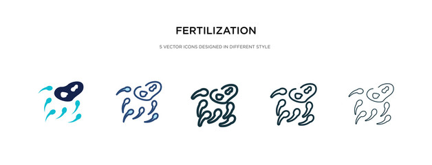fertilization icon in different style vector illustration. two colored and black fertilization vector icons designed in filled, outline, line and stroke style can be used for web, mobile, ui