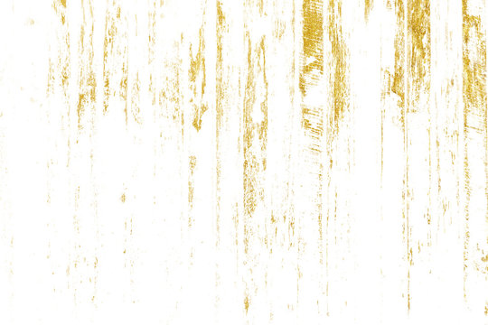 Gold splashes Texture. Brush stroke design element. Grunge golden background pattern of cracks, scuffs, chips, stains, ink spots, lines