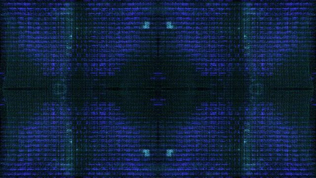 Techno Kaleido 1032: A futuristic technology kaleidoscope (Loop).