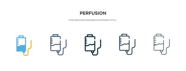 perfusion icon in different style vector illustration. two colored and black perfusion vector icons designed in filled, outline, line and stroke style can be used for web, mobile, ui