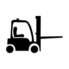 forklift icon vector design template