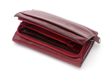 Purse on a white background.Porte-monnaie