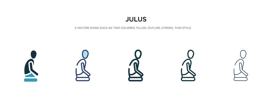 julus icon in different style vector illustration. two colored and black julus vector icons designed in filled, outline, line and stroke style can be used for web, mobile, ui