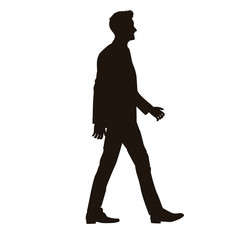 People Walking Silhouette