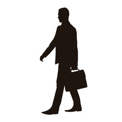 People Walking Silhouette