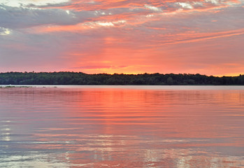 Sunrise on Pigeon Lake Ontario