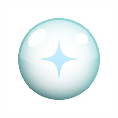Sparkle icon vector design. Sparkle vector illustration