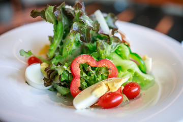 fresh salad on a table