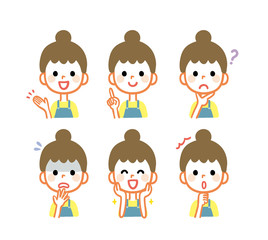女の子　表情　バリエーション