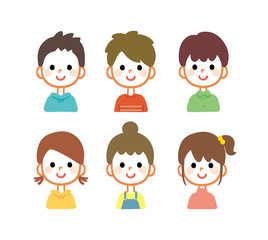 子供　アイコン　セット