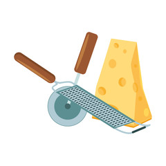 grater and cheese design
