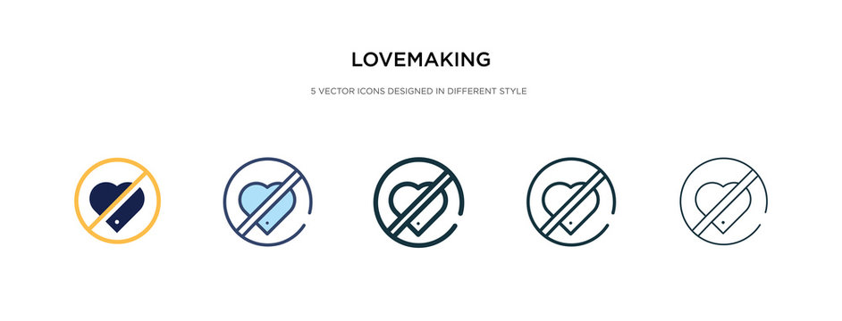 lovemaking icon in different style vector illustration. two colored and black lovemaking vector icons designed in filled, outline, line and stroke style can be used for web, mobile, ui