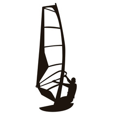 Windsurfing Silhouettes