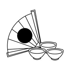 chinese hand fan icon image