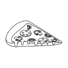 pizza slice icon