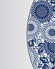 The Chinese Porcelain Style Background