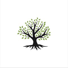 tree vector logo graphic modern