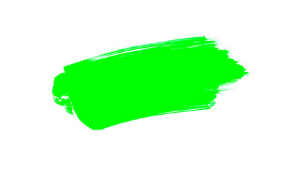 Green watercolor smear background