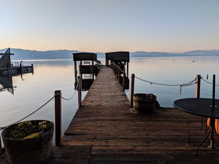 Basic Pier in Tahoe 