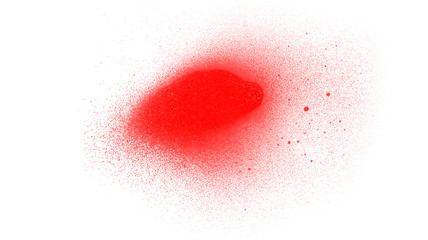 Abstract red ink splash backdrop