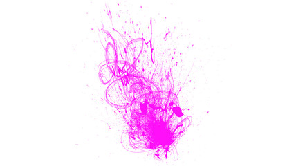Abstract background with beautiful pink ink splash