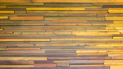 wood and brick  block wall texture background.