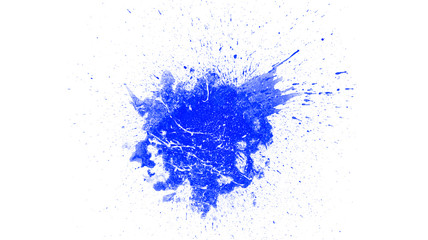 Abstract background with blue splashes