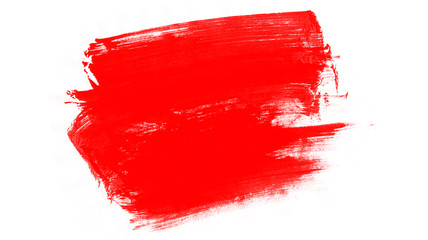 Red paint smear background