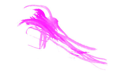 Pink watercolor lines