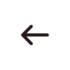 Back arrow icon symbol vector