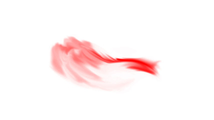 Obraz na płótnie Canvas Red smoke isolated on white background