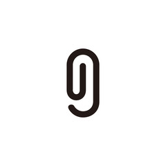 Attachment icon symbol vector