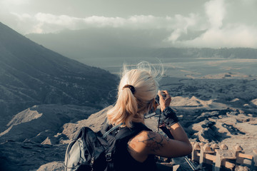 View of Bromo Mountain Indonesia