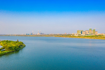 Fototapeta na wymiar Beautiful scenery in Zhanjiang Bay, Guangdong Province