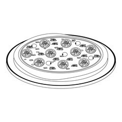 delicious italian pizza design