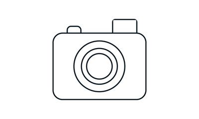 Camera icon for photography and design