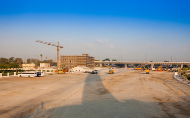 construction site in Dubai city, UAE