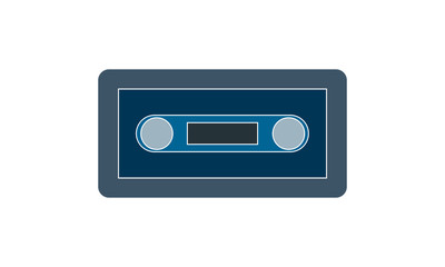 Fototapeta premium Audio cassette icon for analog audio