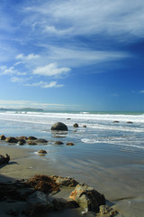 Fototapeta premium Moeraki Boulders Beach New Zealand