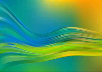 Green abstract creative background design