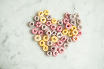 Cereales de colores