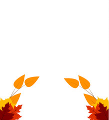 leaves, background, autumn expand icon on white background