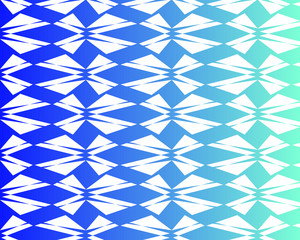 White pattern design on gradient background for textile and wallpaper